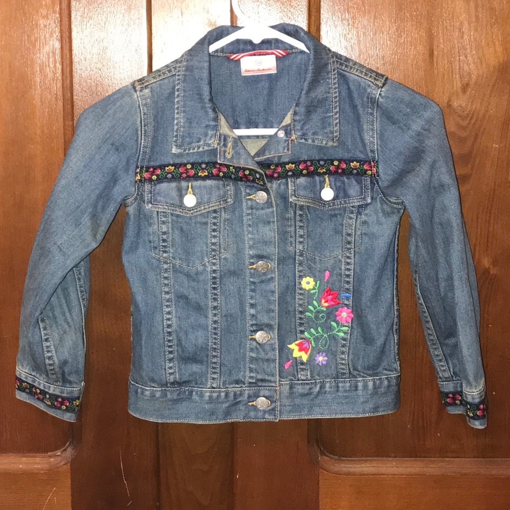 Hanna Andersson Jean Jacket Size 120